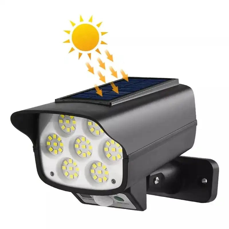 Lampara Solar Exterior 3 Modos 77 LED